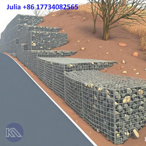 Customized Flexible Gabion Retaining Wall Corrosion Resistant