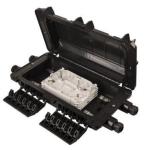 500mmx230mmx110mm IP68 Fiber Optic Waterproof Outdoor Box 12-48 Cores Distributi