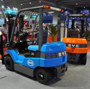 Wholesale Simple Structure BYD Electric Battery Powered Forklift High Efficiency from china suppliers