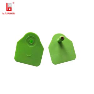 Wholesale Laipson 50mm Closed Head Green Tamperproof ISO9001 Animal Ear Tag For Pig Cattle Sheep from china suppliers