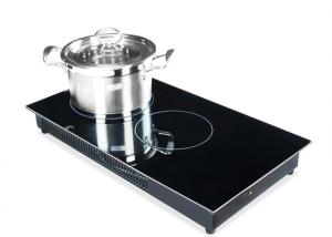 Wholesale Domino Crystal Glass 3.5KW Built In Induction Stove from china suppliers
