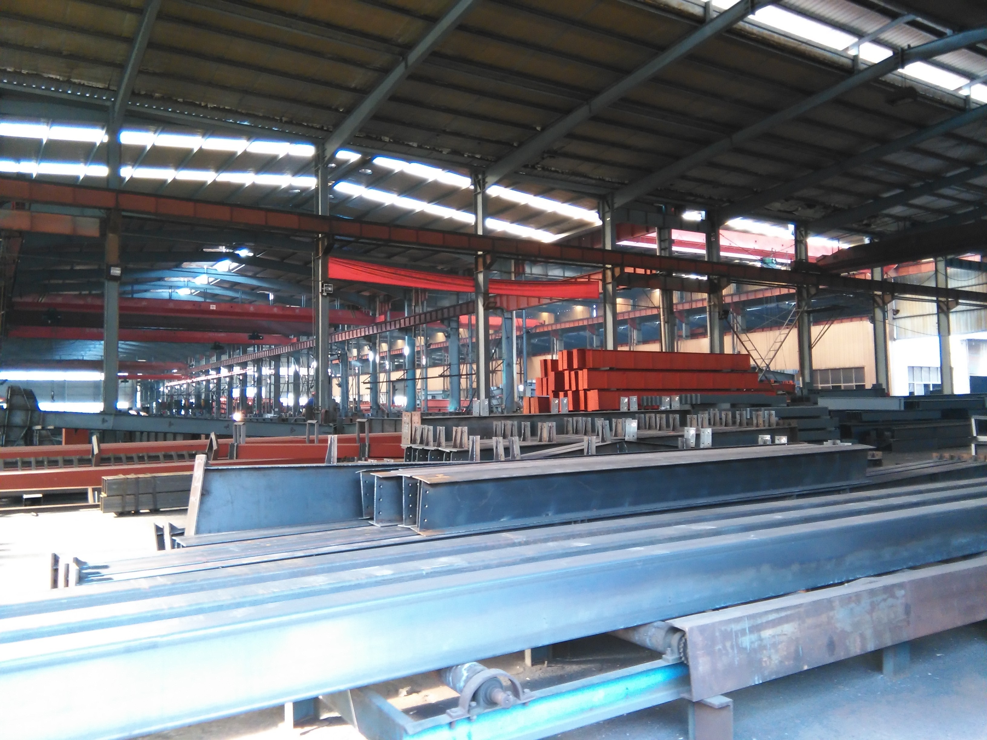 Prefabricated Warehouse Curved Roof Industrial Structural Steel Shed
