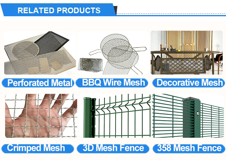 Max 36m Length Durable Decorative Crimped Wire Mesh for Elegant Applications Opening Area 59%