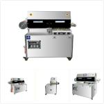 Industrial Vacuum Tray Sealing Machine Modified Atmosphere For Vegetable / Fruit