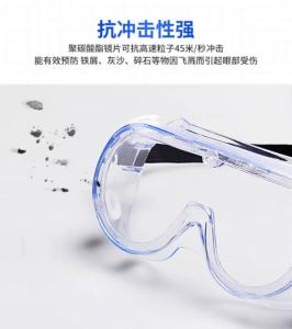 Wholesale Personalized Medical Safety Goggles , Anti Fog Surgical Glasses PVC PC Material from china suppliers