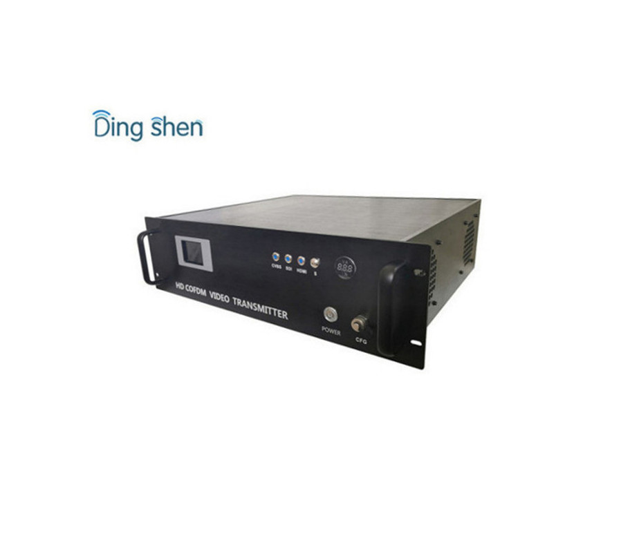 19 Inch Rf Powerful Radio Transmitter And Receiver 433mhz For Vehicle NLOS Mobile Digital Image Transmission