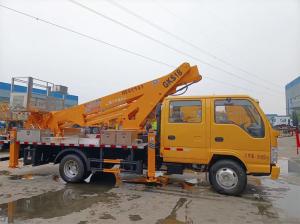 Wholesale Isuzu 18m Hydraulic Aerial Work Platform Truck Man Lift Telescope 360°Turn Around from china suppliers