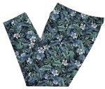 Blue Floral Printed Suits For Mens Slim Fit Including Jacket Trousers And Shorts