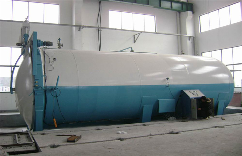 Rubber Vulcanized Autoclave With Safety Interlock , PLC Control , High Temperature And Low Pressure