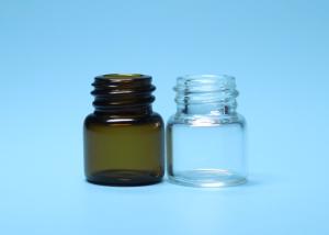 Wholesale 1ml Transparent and Brown Borosilicate Tubular Thread Mouth Glass Vial from china suppliers