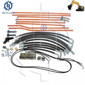 Wholesale Pipeline For CAT320 CAT349 CAT317 CAT330D CAT315 CAT323D CAT324E CAT318 Excavator Breaker Hydraulic Pipe Hose Piping Kit from china suppliers