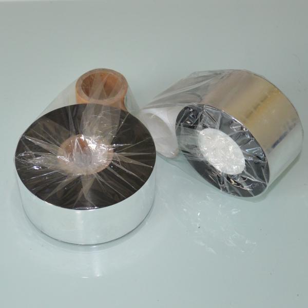 custom 33/ 55 mm width low price black tto ribbon wax resin near edge ribbon for bopp film print