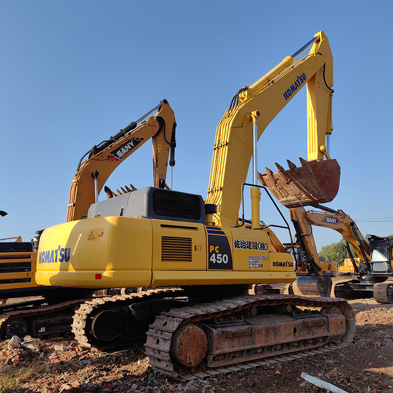 45Ton Used Excavator Heavy Equipment Japan Used Excavator Komatsu PC450-8