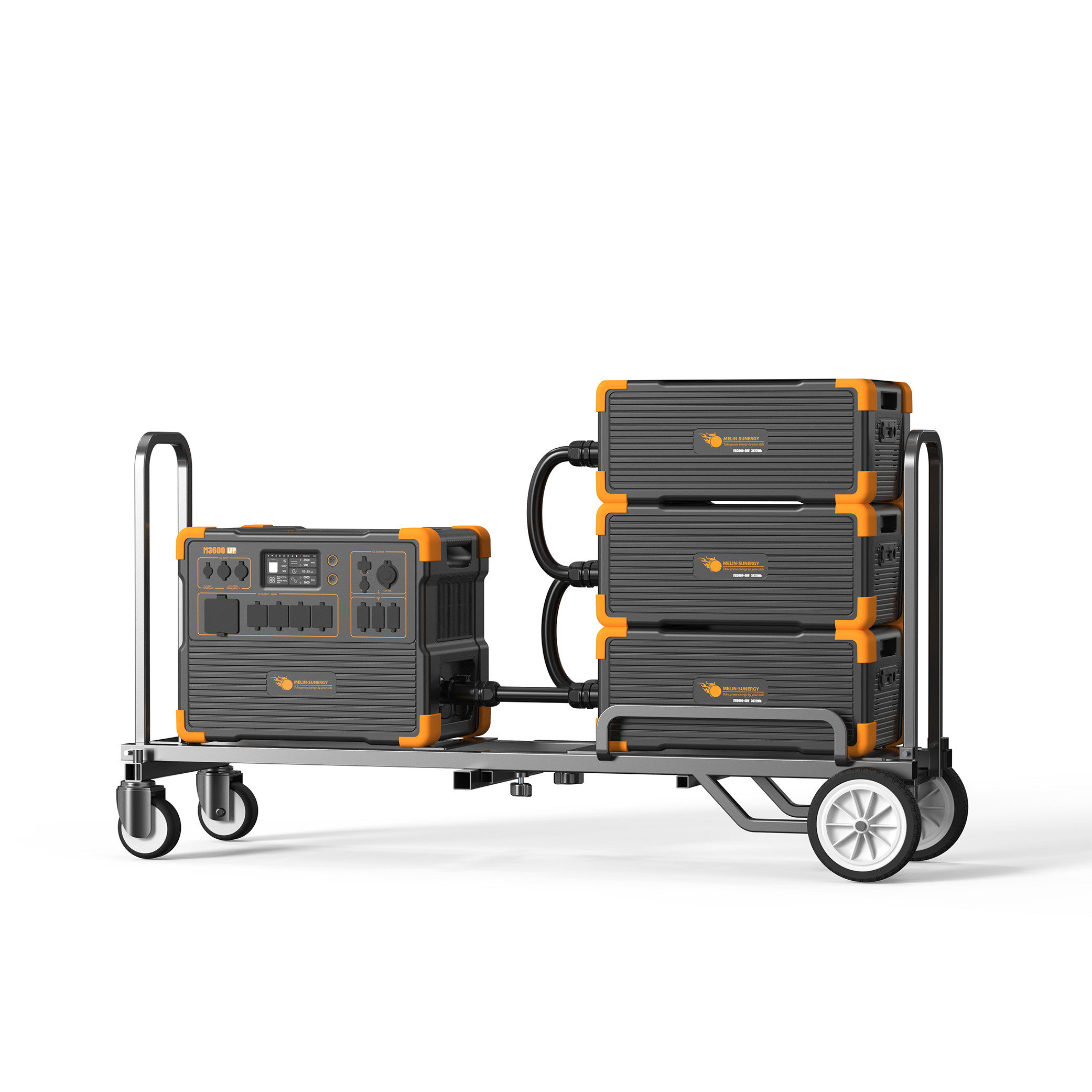 LFP Lithium UPS Solar Generator 2400W Max. PV Charging 3600W AC Output