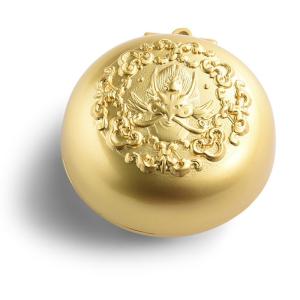 Wholesale Luxury Gold Color Plating Dia 40mm Metal Pocket Ashtray Customized from china suppliers