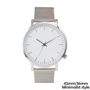 Wholesale Classic Silver Minimalist Waterproof Watch Japanese Quartz Private Label from china suppliers