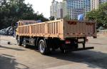 Used Chinese Cargo Trucks Foton Lorry Truck Gold Color 6*2 Flat Box Loading 18