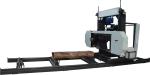 Wood Cutting Sh24 Portable Sawmill Horizontal Band Saw For Sale