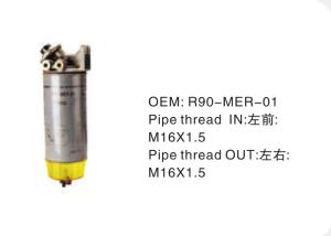 Wholesale Industrial Hydraulic Filter Housing Assembly R90-MER-01 Pipe Thread IN M16*1.5 from china suppliers