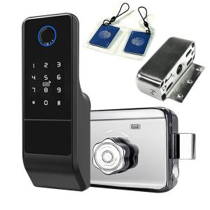 Wholesale Tuya Smart Wifi Electronic Home Fingerprint Door Lock With App from china suppliers