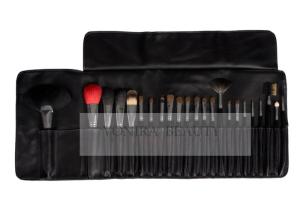 Wholesale Animal Hair Professional Makeup Brush Set 23Pcs With Soft PU Carrying Case from china suppliers
