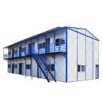 Waterproof 3 Bedroom Prefabricated House with Wooden Floor Lightweight