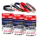 Customized Silicone Bracelets Perfect for Soccer and Basketball Games