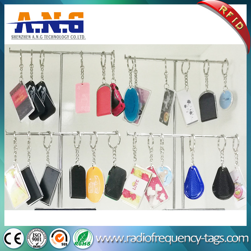 Cartoon Proximity PVC RFID Chip waterproof key fob Keyrings Contactless