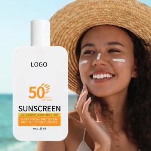 Wholesale Women Dry Face Skin Beauty Cosmetics Sunscreen SPF 50 Cream Lightweight Sunscreen Gel from china suppliers