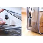 9*2.95*6.3in Zippered PVC Cosmetic Makeup Bag For Vacation