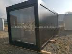 Wall 75mm Garden Working House Barbecue Bar 20ft Flat Packaging Container Mobile