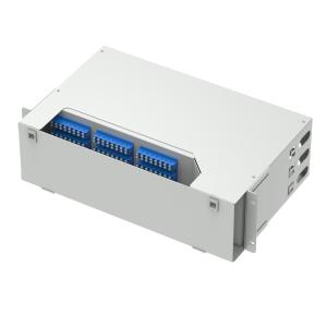 Wholesale Sub Optic Distribution Frame for 96 Cores Fiber Optic Equipment Gray/Black LC UPC Type from china suppliers