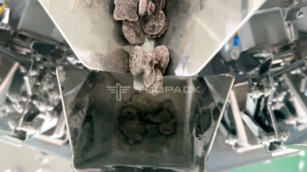 Automatic Vertical Multihead Weigher Filling Chocolate Coffee Bean Packing Machine