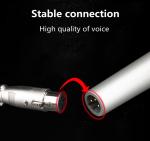 All Metal Cardioid Dynamic Vocal Microphone For Live Speech 12mv/PA
