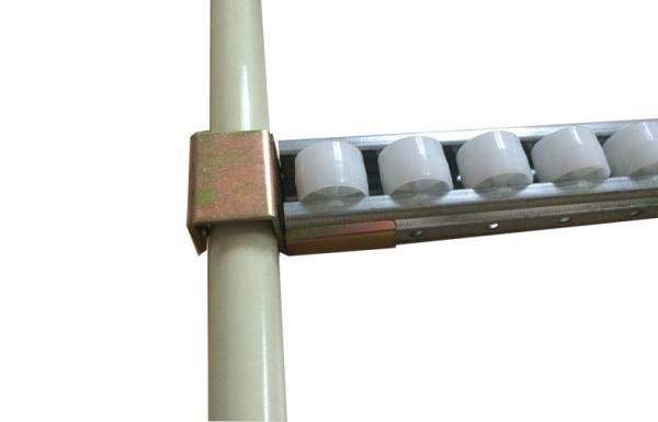 Quality SPCC Steel Sliding Roller Track For 38Mm Width Roller Track On Flow Pipe Rack for sale