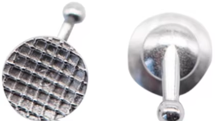 Round Bondable Lingual Buttons with Hook 10 pcs per Pack Orthodontic Bracket Bonding Auxiliary