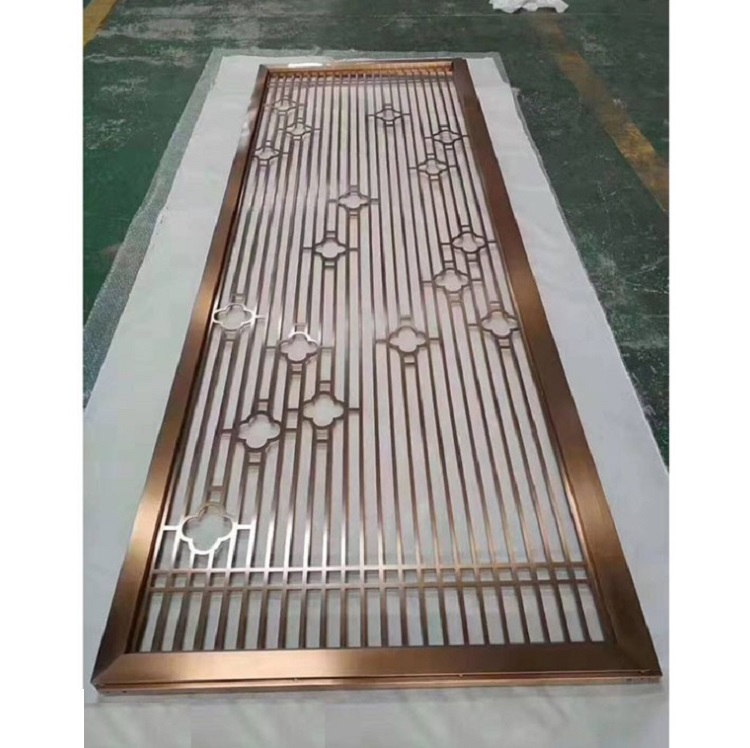 Laser Cutting Aluminium Decorative Interior Metal Etched Wall Panels