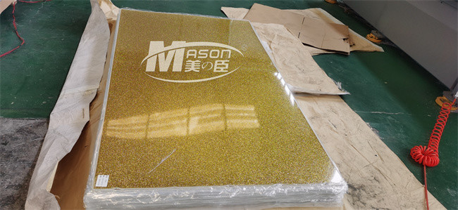3-5mm 1040x1850mm Color Transparent Plexi Glass Sheet Glitter Acrylic Sheet Colorful