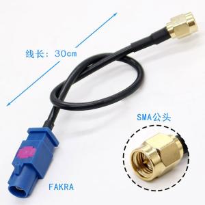 Wholesale 28cm RG174U RF Cable Assemblies FAKRA To SMA Male Head Male from china suppliers