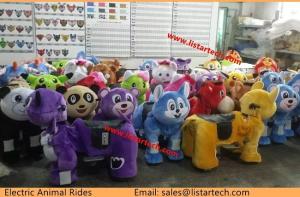 Wholesale Coin Operated Walking Animal Coin Operated Plush Motorcycle Electric Motorized Toy from china suppliers