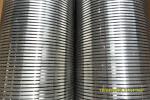OD 100mm Stainless Steel Filter Screen Wastewater Treatment Wedge Wire Screen