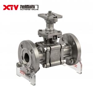 Wholesale 3PC Flange Ball Valve Stainless Steel Full Port for Water Media within Q41F-PN64 from china suppliers