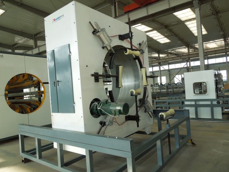 Thin Wall Plastic PE HDPE Casing Pipe Extruder Machine Jacketed Pipe Extrusion Machine