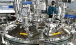 Movable Bottom Discharge Softgel Medicine Mixing Tank PLC Control
