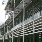 China wholesale Aerofoil fixed sun louver screen,Exterior Aerofoil screen