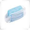 Buy cheap White Blue Non Woven Fabric Face Mask , 3 Ply Surgical Face Mask Disposable from wholesalers