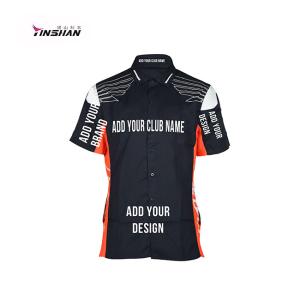 Wholesale Custom Men's T-Shirts Short-Sleeved Design for Racing Off-Road Sportswear and Fanswear from china suppliers