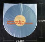Biodegradable Resealable Clear Plastic Cd Sleeves album Packaging Bags,CD bag PP