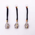 Customize Auto Video Cable M12 Male 5cm Electronics Cable