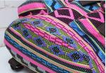 European and American women's national wind pattern casual fashion canvas